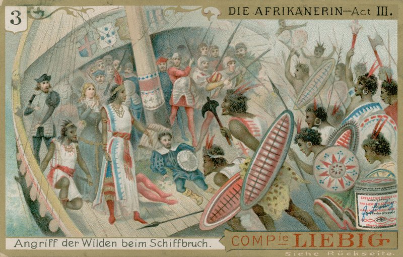 Die Afrikanerin: Akt 3 af European School