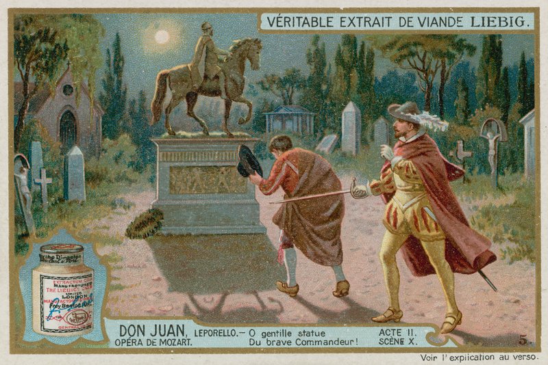 Don Giovanni inviterer statuen af Commendatore til middag af European School