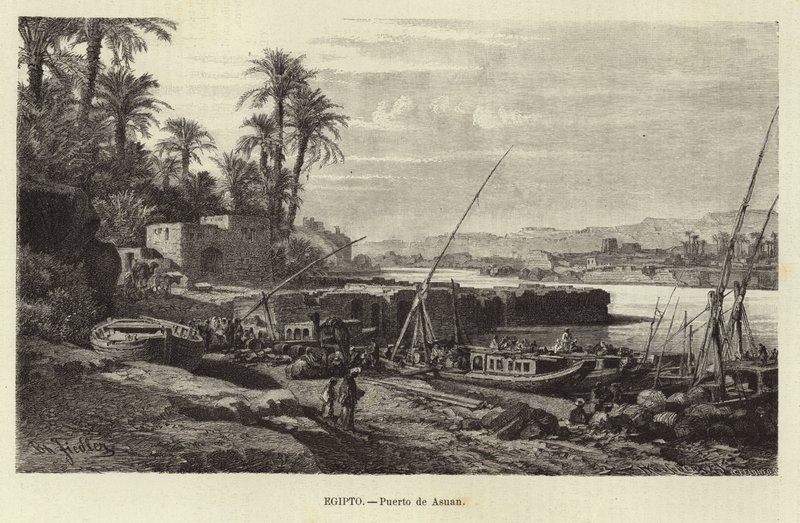 Egypten - Aswans havn af European School