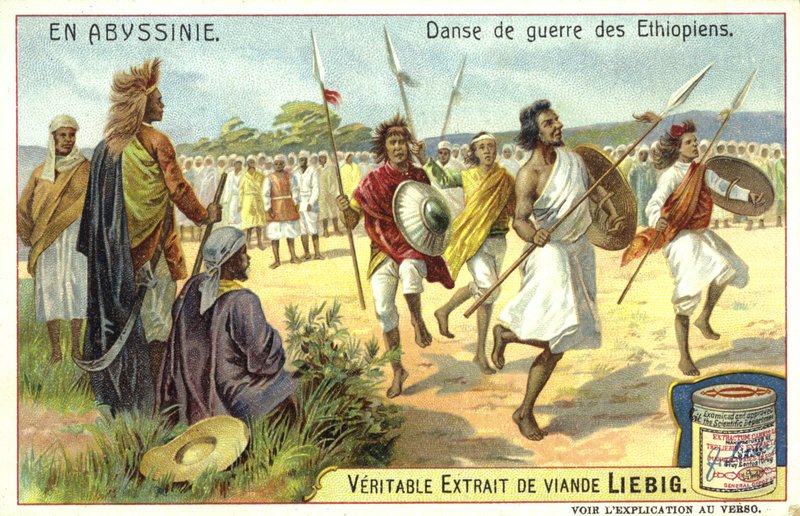 Ethiopian war dance  af European School