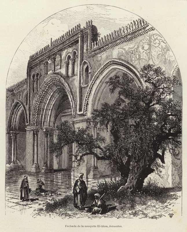 Facaden af ​​El-Aksa-moskeen, Jerusalem af European School