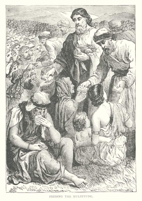 Feeding the Multitude (gravering) af European School