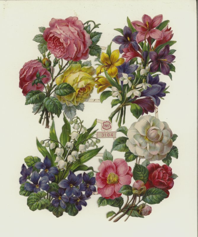 Blomster (chromolitho) af European School