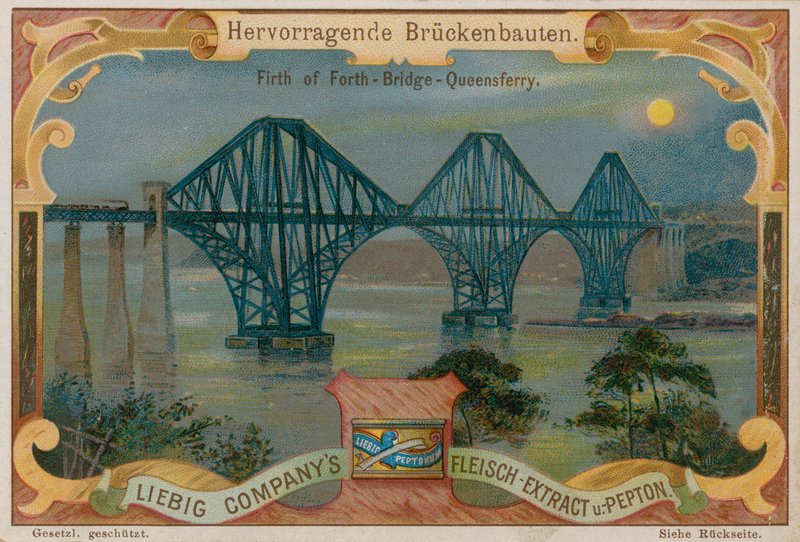 Forth Bridge over Firth of Forth, Skotland af European School