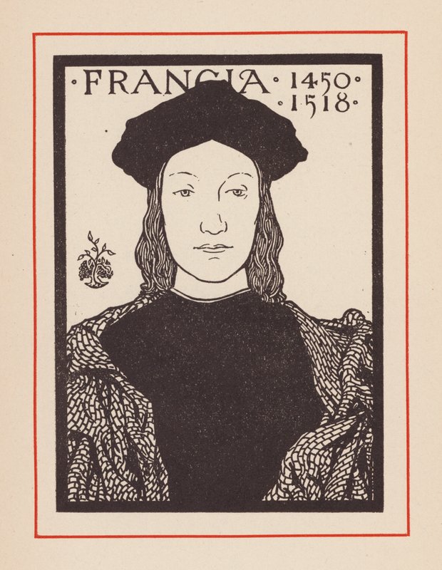 Francesco Francia, italiensk kunstner (litografi) af European School