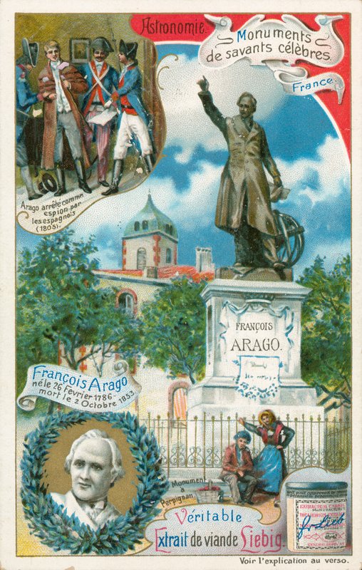 Francois Arago, Liebig-kort, begyndelsen af det 20. århundrede (chromo) af European School