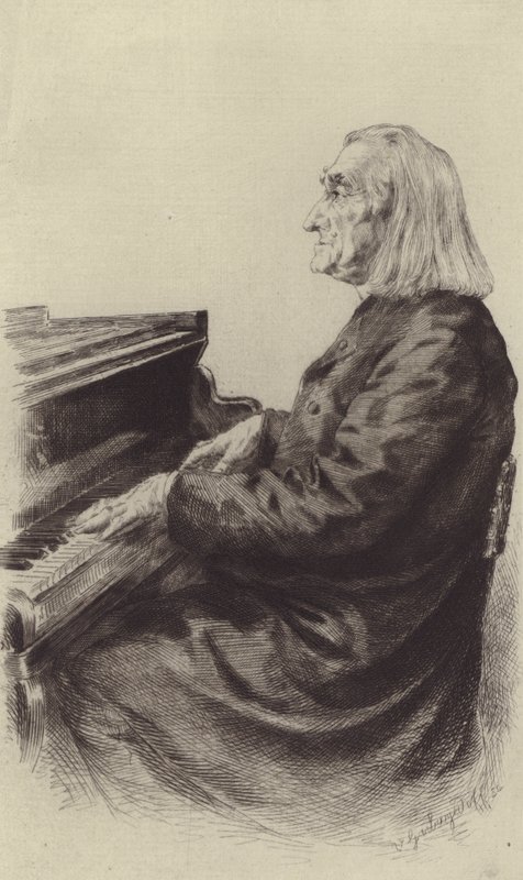 Franz Liszt (gravering) af European School