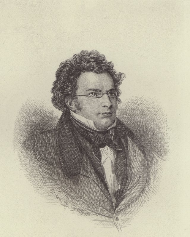 Franz Schubert (gravering) af European School