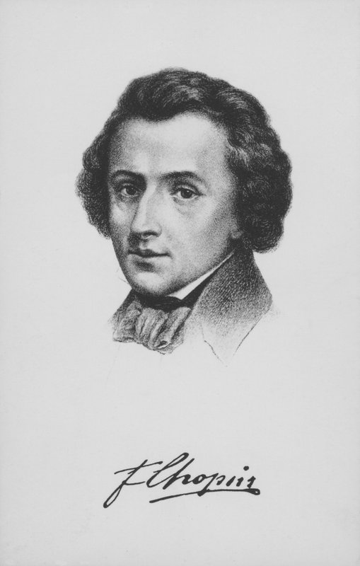 Frederic Chopin (litho) af European School