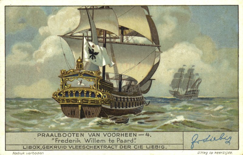 Friedrich Wilhelm zu Pferde, flagship of the Brandenburg Navy, 16th Century  af European School