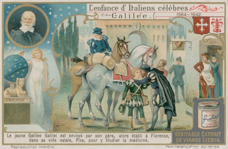 Galileo Galilei bliver sendt til Pisa for at studere medicin af European School