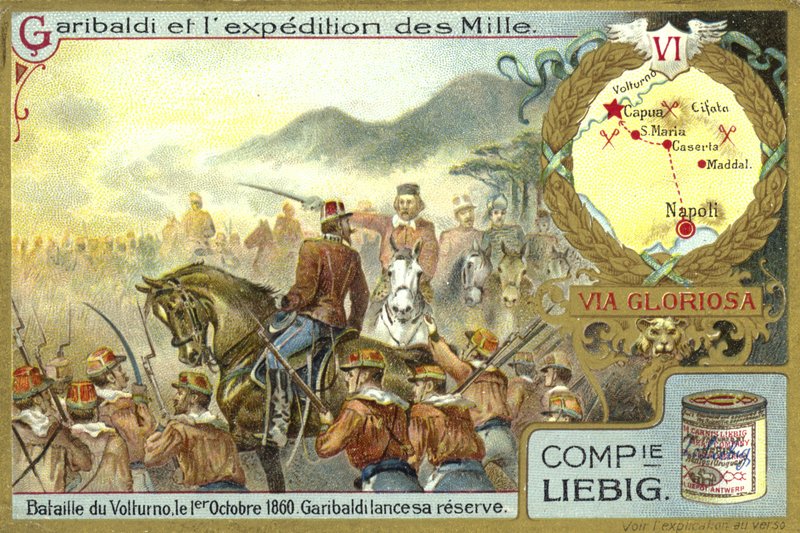 Garibaldi commits his reserves, Battle of Volturnus, Italy, 1 October 1860  af European School