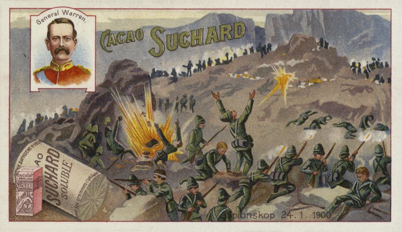 General Warren og slaget ved Spion Kop, Boer War, 24. januar 1900 af European School