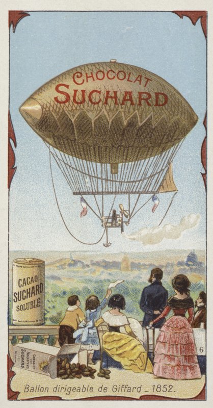 Giffards dirigerbare luftskib, 1852 af European School