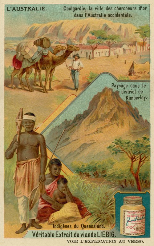 Goldrush-byen Coolgardie, landskabet omkring Kimberley og aboriginerne fra Queensland af European School