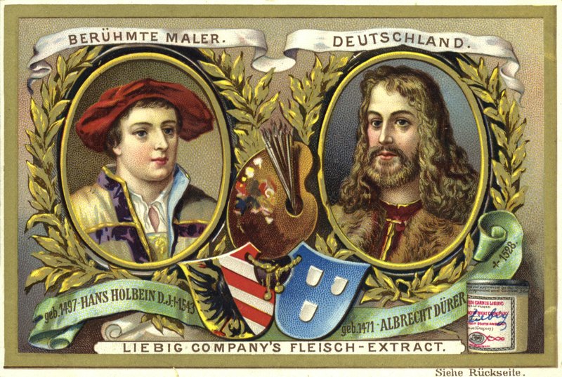 Hans Holbein and Albrecht Durer, German artists  af European School