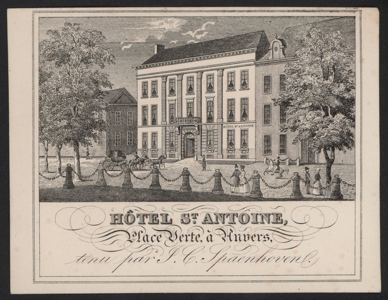 Hotel St Antoine, Antwerpen, Antwerpen, J C Spaenhoven af European School