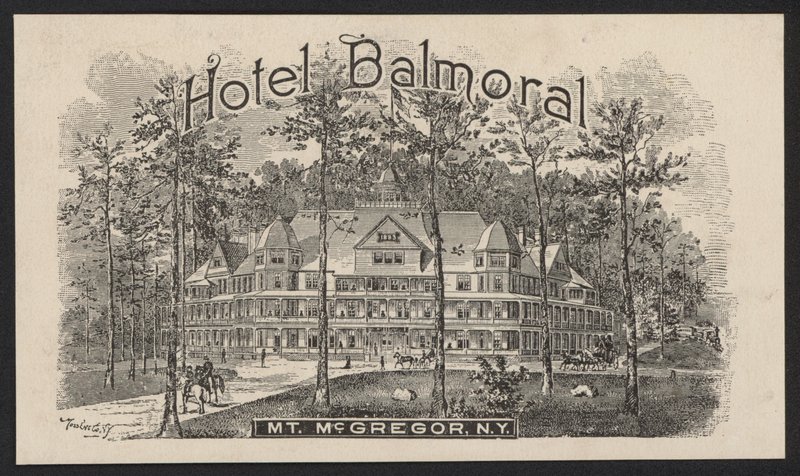 Hotel Trade Card (gravering) af European School