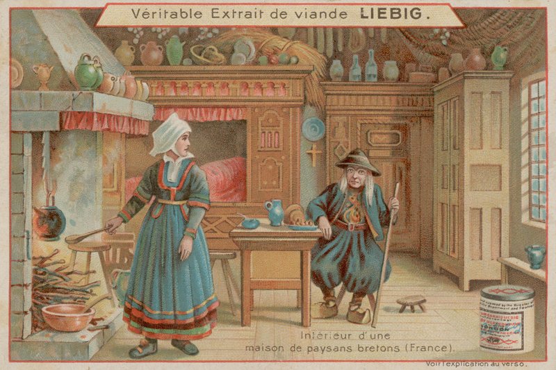 Inde i et bondehus i Frankrig af European School