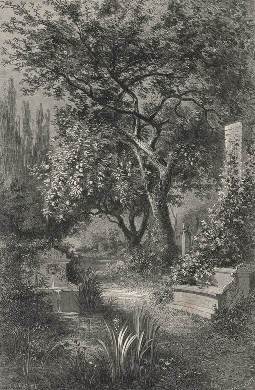 Alcinous Garden (gravering) af European School