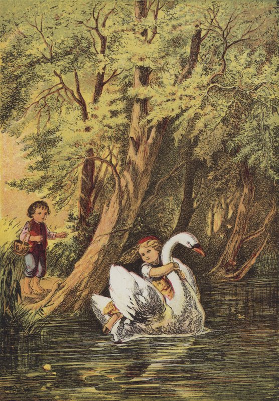 Jean et Marguerite (farvelitografi) af European School