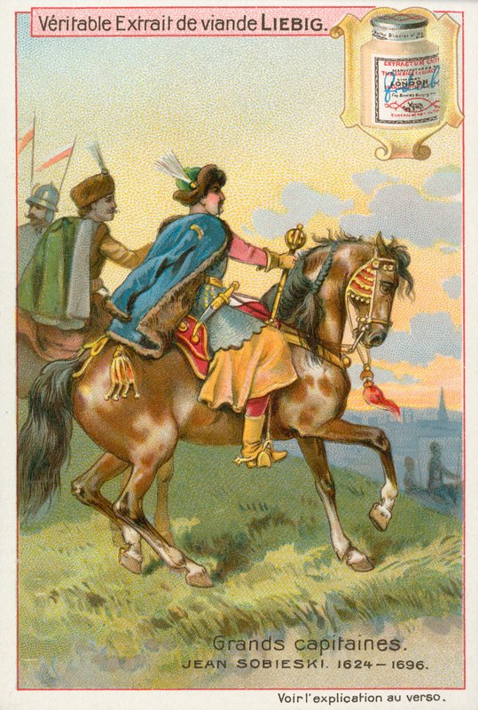 Jean Sobieski, Liebig-kort, begyndelsen af det 20. århundrede (chromo) af European School