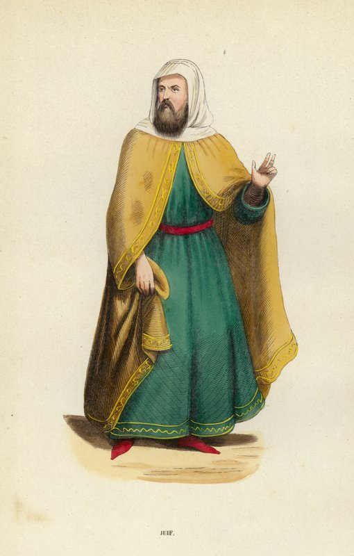 Juif (farvet gravering) af European School