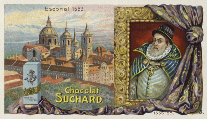 Kong Filip II af Spanien og El Escorial af European School