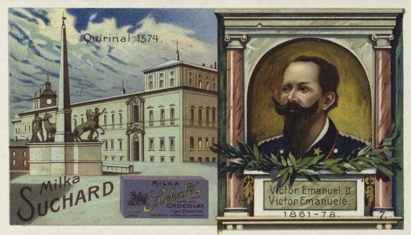 Kong Victor Emmanuel II af Italien og Quirinalpaladset, Rom af European School
