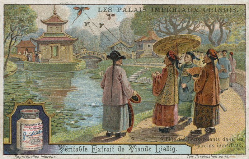 Kite flying festival in the imperial gardens, China  af European School