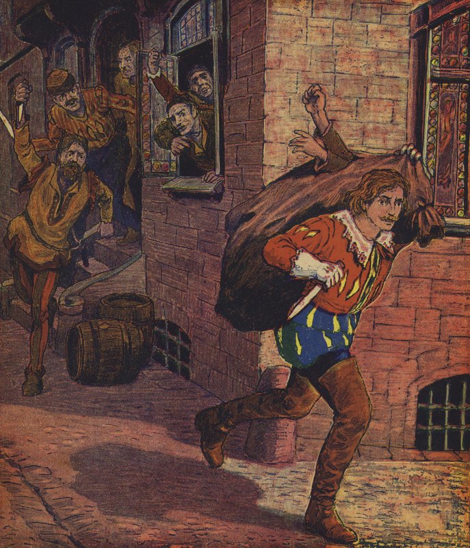 Klaus Störtebeker (farvelitografi) af European School