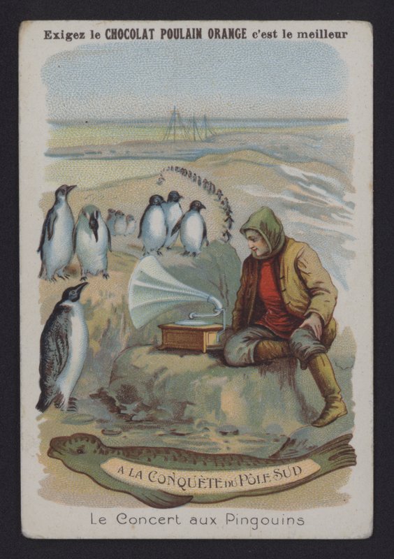 Le Concert aux Pengouins (farve litho) af European School