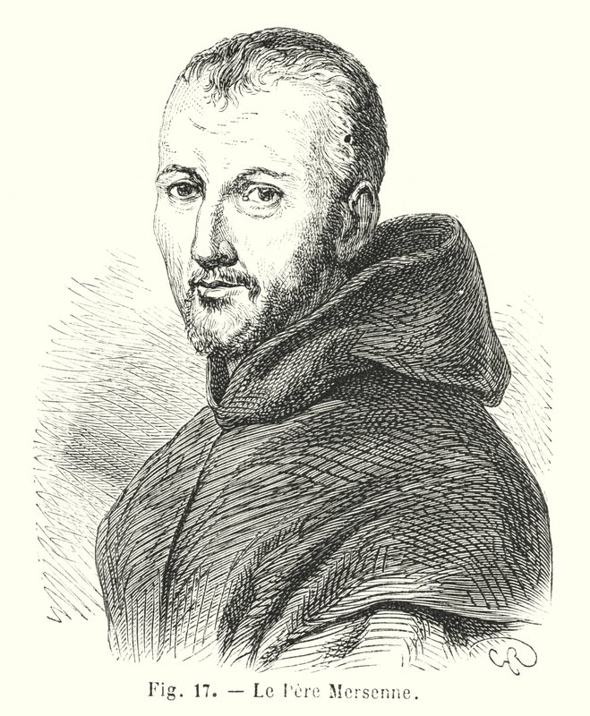 Fader Mersenne (gravering) af European School