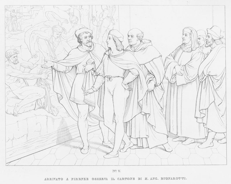 Raphaels liv (gravering) af European School