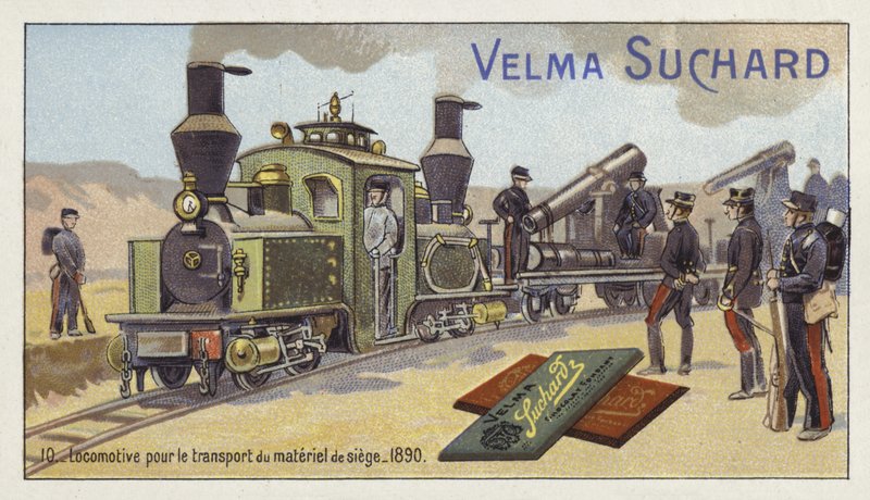 Lokomotiv til transport af belejringsvåben, 1890 af European School