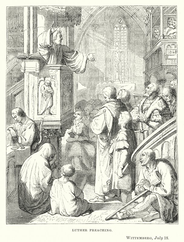 Luther-prædiken, Wittemberg, 18. juli af European School