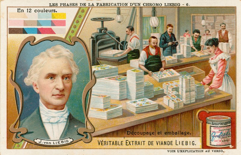 At lave en Liebig-kromolitografi af European School