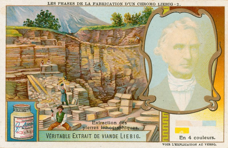 At lave en Liebig-kromolitografi af European School
