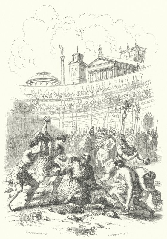 Martyrdom of the first Christians at the hands of the Romans Dani af European School