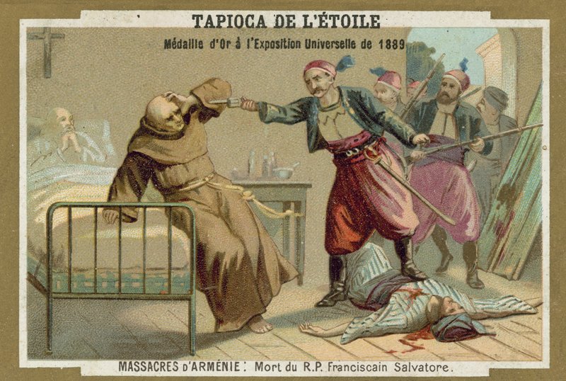 Massakrer i Armenien: Mordet på Salvatore Lilli, Armenien, 1895 af European School