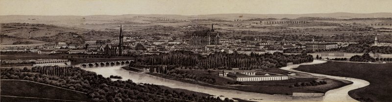 Metz: generel visning (litho) af European School