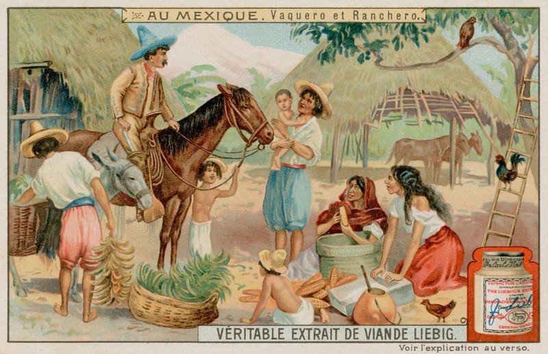 Mexicanske Ranchers og Cowboys af European School