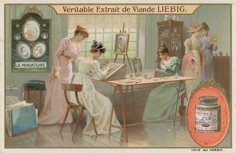 Miniature maleri af European School