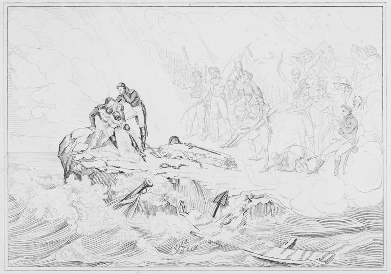 Napoleon: Apotheose, Apotheosis (gravering) af European School