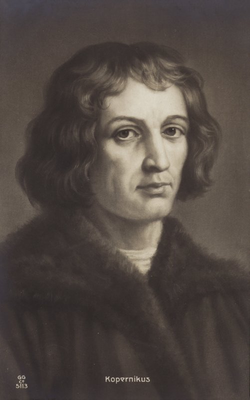 Nicolaus Copernicus (1473-1543), polsk astronom (litografi) af European School