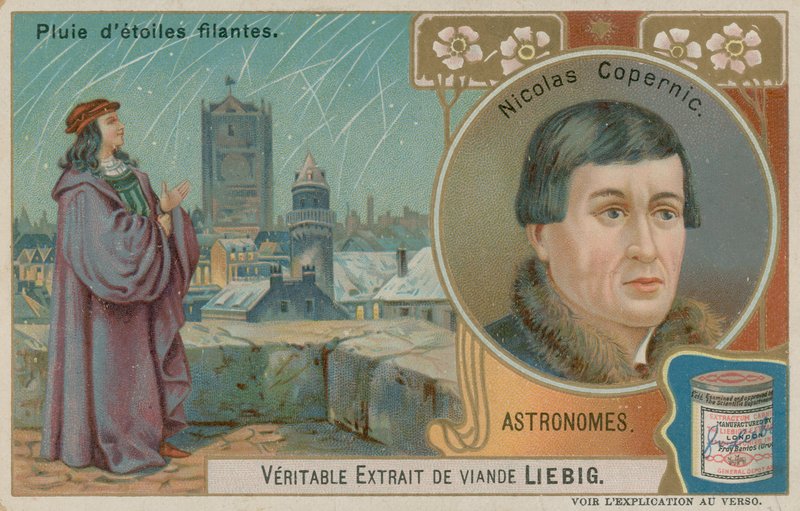 Nicolaus Copernicus og et fald af stjerneskud af European School