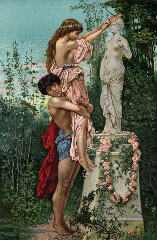 Offer til Venus (chromolitho) af European School