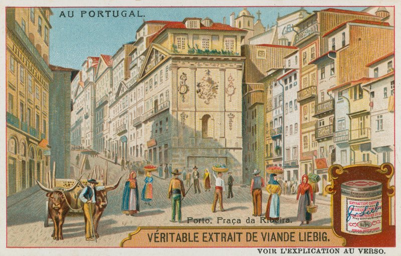Porto, Praca da Ribeira af European School