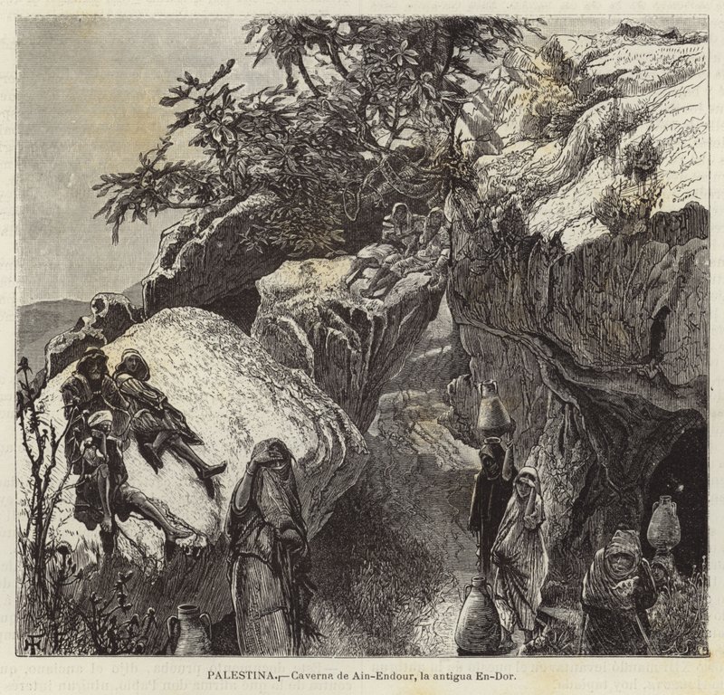 Palæstina, Cavern of Ain-Endour, den gamle En-Dor af European School