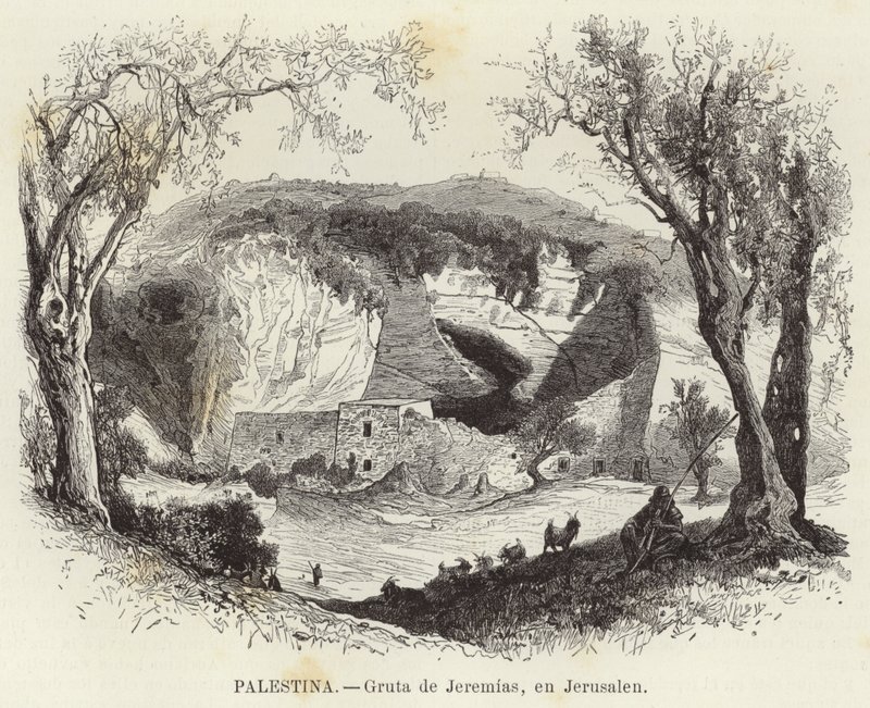 Palæstina, Jeremias grotte, i Jerusalem af European School